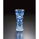 ドレスデンクリスタル シンフォニーローズ <strong>花瓶</strong>18CM アクア