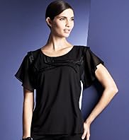 Autograph Short Angel Sleeve Top with Silk