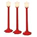 Lionel Christmas Red Classic Street Lamps
