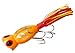 Arbogast Hula Popper - Yellow - Red/Yellow Skirt - 1 3/4