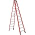 Louisville Ladder FS1412HD 375-Pound Duty Rating Fiberglass Step Ladder, 12-Foot