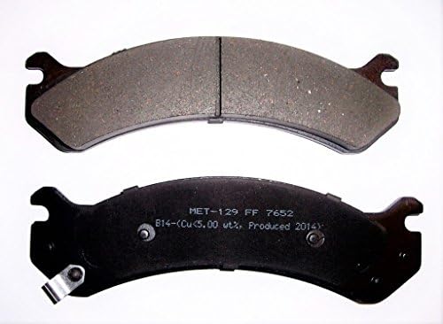 Metro Friction D784.20 Graphite Ceramic Police Formula Disc Brake Pad Set (4 Pads)