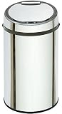 Homefront Prestige 50Litre Chrome Stainless Steel Auto Sensor Kitchen Bin