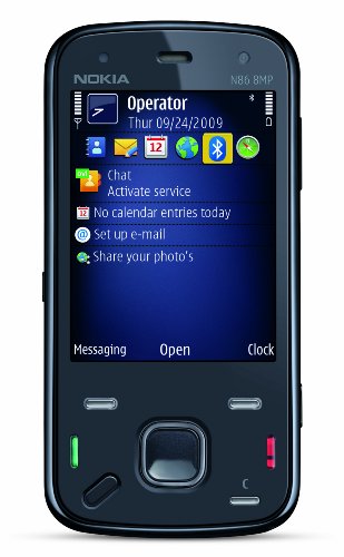 Nokia N86 Unlocked Phone with 8 MP Camera, Auto Focus, Flash and Carl Zeiss Optics--U.S. Version with Warranty (Indigo)
