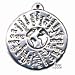 World Peace Mandala - Pewter Pendant (Peace in 26 Languages)
