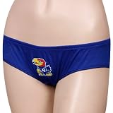 NCAA Kansas Jayhawks Ladies Royal Blue Super Burnout Hipster Panties (Small)