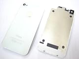 Apple iPhone 4S GSM AT&T ~ White Plastic Back Battery Cover Door Housung Case Plascia Panel with Frame ~ Mobile Phone Repair Parts Replacement
