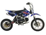 SSR MOTORSPORTS (SR125) 125 cc Entry Level Pit Bike w/ Straight Type Steel Swing Arm (Blue)