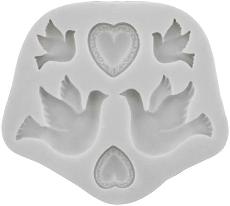 Doves and Hearts by FPC Sugarcraft