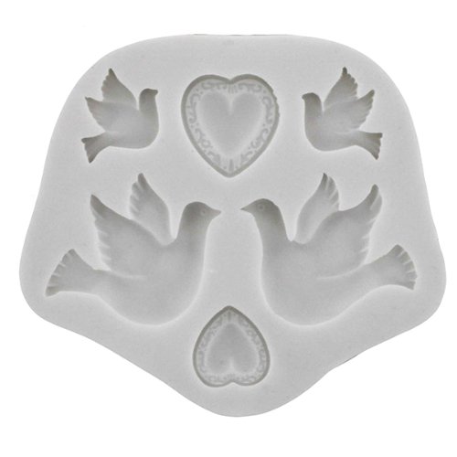 Doves and Hearts by FPC Sugarcraft