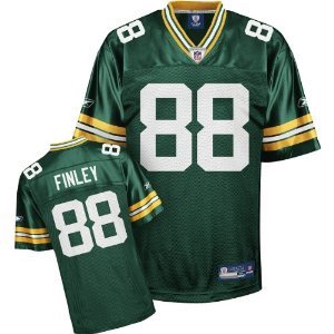Reebok Green Bay Packers Jermichael Finley Replica Jersey Medium