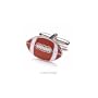 Football Themed Executive Cufflinks w/Jewelry Box