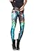 Amoluv Women's Fashion Digital Print Galaxy Pattern Sexy Leggings