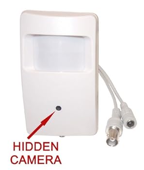 Evertech Security Camera - Hidden Color CCD PIR Camera Spy / Nanny Camera with Sony 700 TVL CCD Image Sensor - Non-functioning Pir-type Alarm Sensor Camera Evertech Security Camera - Hidden Color CCD PIR Camera Spy / Nanny Camera with Sony 700 TVL CCD Image Sensor - Non-functioning Pir-type Alarm Sensor Camera