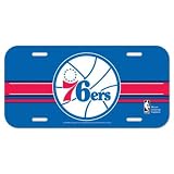 Philadelphia 76ers Official Logo License Plate