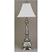 Living Well 4077AG Antique Gold Table Lamp with Brussel Shade