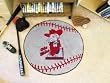 Mississippi Baseball Rugs 29" diameter Mississippi Baseball Rugs 29" diameter