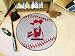Mississippi Baseball Rugs 29" diameter