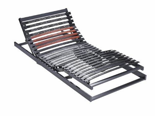 Schultz Schlafkultur SelectionPlus EL Lattenrost mit Weltneuheit Fiberglastechnologie/ Kopf- und Fu&szlig;teil motorisch verstellbar/ 90 x 190 cm