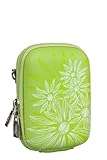 Riva 7023 (PU) Digital Camera Lady Case Green (flowers)