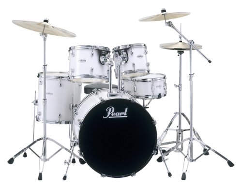 Pearl Forum FZH725/B33 Drum Kit, Pure White