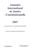 Revue Economica  / Annuaire International de Justice Constitutionnelle , Volume Xxiii