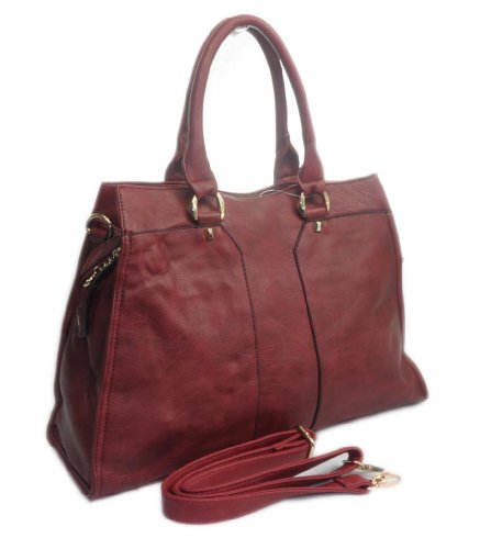 Bointa Tote 3021 NYC Fashion Women's Tote Handbag Trendy 2013 (Red)