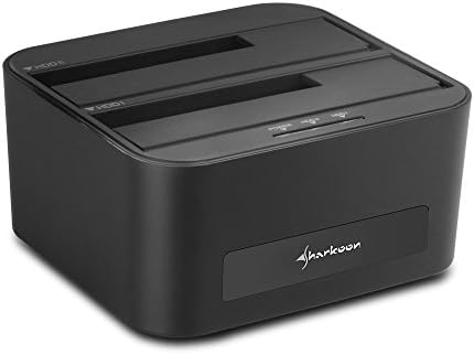 Sharkoon QUICKPORT XT Duo Clone HDD Docking Station 3.5/2.5IN, 4044951016815 (HDD Docking Station 3.5/2.5IN)