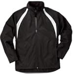 Men's TeamPro Jacket, Black/White (large (body length center of back 30"))