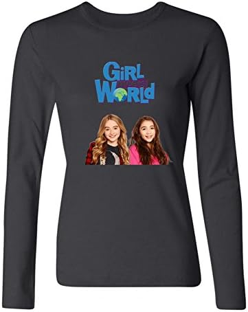 Nevmore Women's Girl Meets World Long Sleeves T-Shirt Small Black