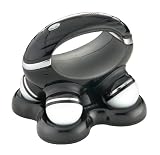 Produkt-Bild: HoMedics RC-QUAD-2EU Wiederaufladbares 4-Punkt-Vibrationsmassageger&auml;t, Handgriff, beleuchtete Massagek&ouml;pfe