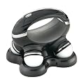 HoMedics RC-QUAD-2EU Wiederaufladbares 4-Punkt-Vibrationsmassageger�t, Handgriff, beleuchtete Massagek�pfe