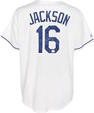 Bo Jackson Autographed Jersey | Details: Kansas City Royals, White Majestic Replica