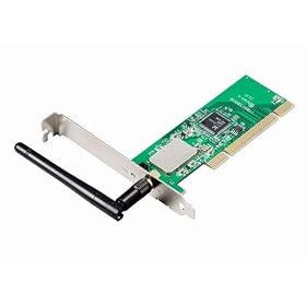 54 MBPS Wireless PCI LAN PC Adapter Card 802.11G WiFi