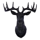 Solna Hirsch Glitter schwarz
