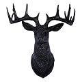 Solna Hirsch Glitter schwarz