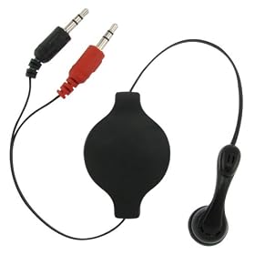 3.5mm VOIP Skype Retractable Headset also Compatible with AIM, Yahoo Messenger, MSN... by eforcity