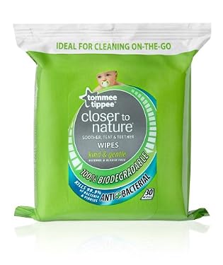 Tommee Tippee&reg; Closer to Nature&reg; Soother, Teat and Teether Wipes - 30pk