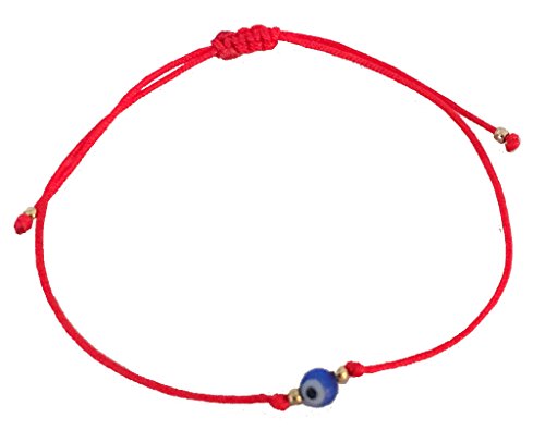 MINI Evil Eye Of Protection Red String Bracelet by The Artsy Nomad; Unisex