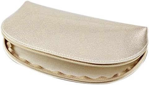 High Quality Pretty Leather Cosmetic Bag,makeup Bag,hand Bag,cosmetic Bag Purple,stationery Glasses Bag Multifunction Bag (Light Gold)