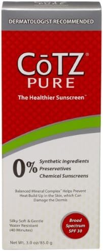 Cotz Pure SPF 30 Sunscreen 3 OZ (PACK OF 3)