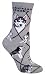 Siberian Husky (Gray) Adult Cotton Puppy Dog Socks by WHD