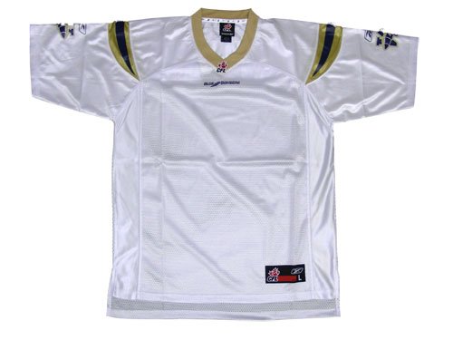 Winnipeg Blue Bombers CFL Football White Jersey 