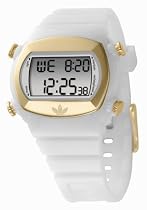 Adidas ADH1571 Unisex Digital LCD Multifunctional White PU Strap Watch