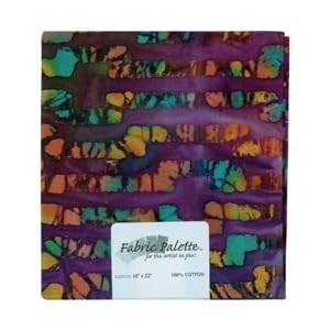 Novelty & Quilt Fabric Pre-Cut 100% Cotton 21" Wide 1/4yd-Purple Batik