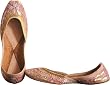 Beaded & Sequin Indian Khussa Belly Dance Shoes for Women Handcrafted Casual Footwear Available in Various Sizes