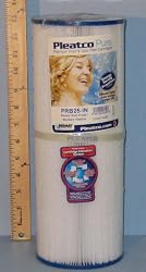 Pleatco PRB25-IN pool filter cartridge replaces Dynamic Series I RDC-25, I RDC-25S, Dynamic Series II & II RTL/RCF-25, Dynamic Series IV-DFM, DFML, Waterway 25 In-Line, Custom Molded Products/ Unicel C-4326/ Filbur FC-2375/ Filbur FC-2375.