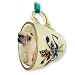 Mastiff Green Holiday Tea Cup Dog Ornament