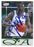 Luol Deng autographed Basketball Card (Duke)