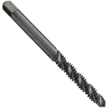 Union Butterfield 1590(UNC)/1590(UNF)/1591(UNC)/1591(UNF) High-Speed Steel Spiral Flute Tap, Heavy-Duty, Black Oxide Finish, Round Shank with Square End